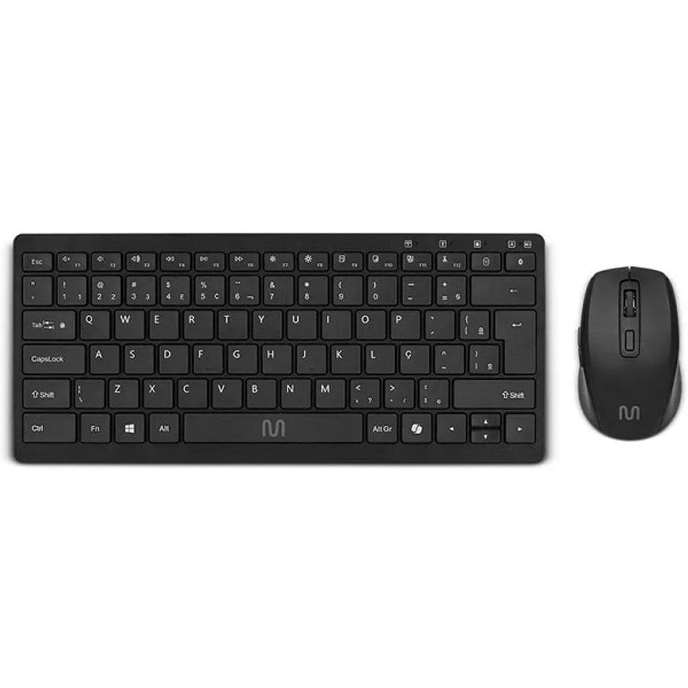 Kit Teclado e Mouse TC404 USB Bateria Regarregavel Preto