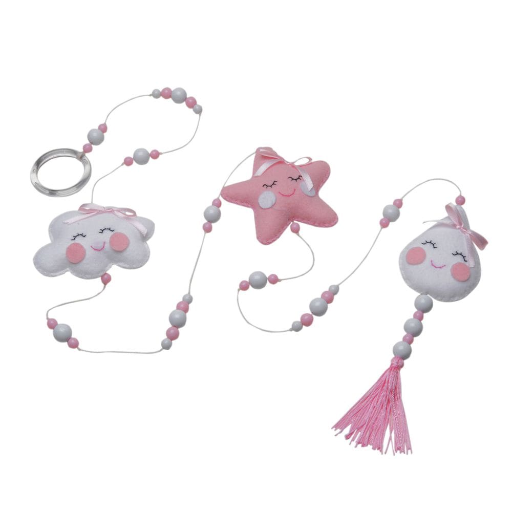 Pingente Decorativo para Cortina em Fio e Acrílico - 1,50m