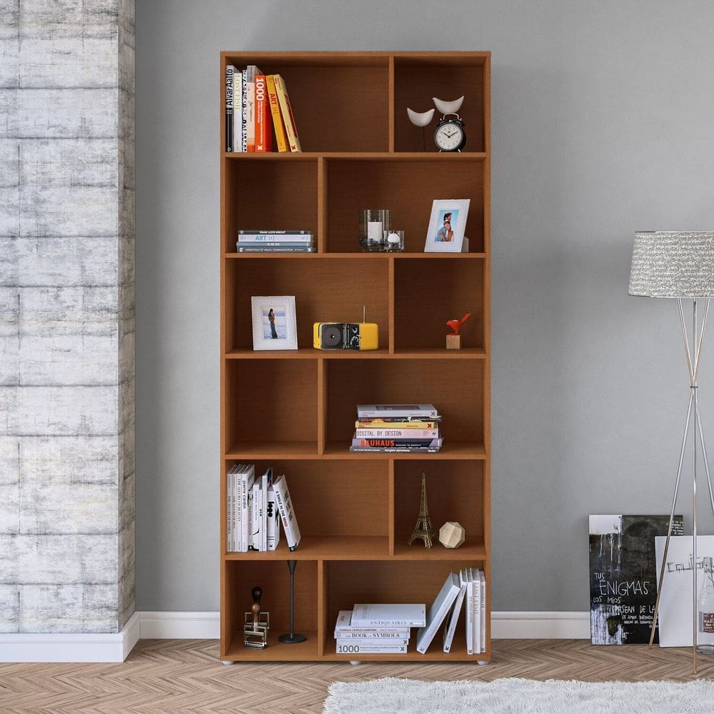 Estante Organizadora com 5 Prateleiras Xangai Espresso Móveis Freijó