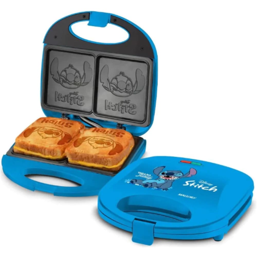 Sanduicheira Eletrica 750W Mallory Antiaderente Kids Blue 220V