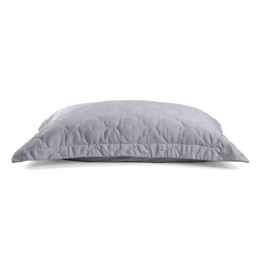 Porta Travesseiro Com Abas 300 Fios Buettner 50X70 Cinza