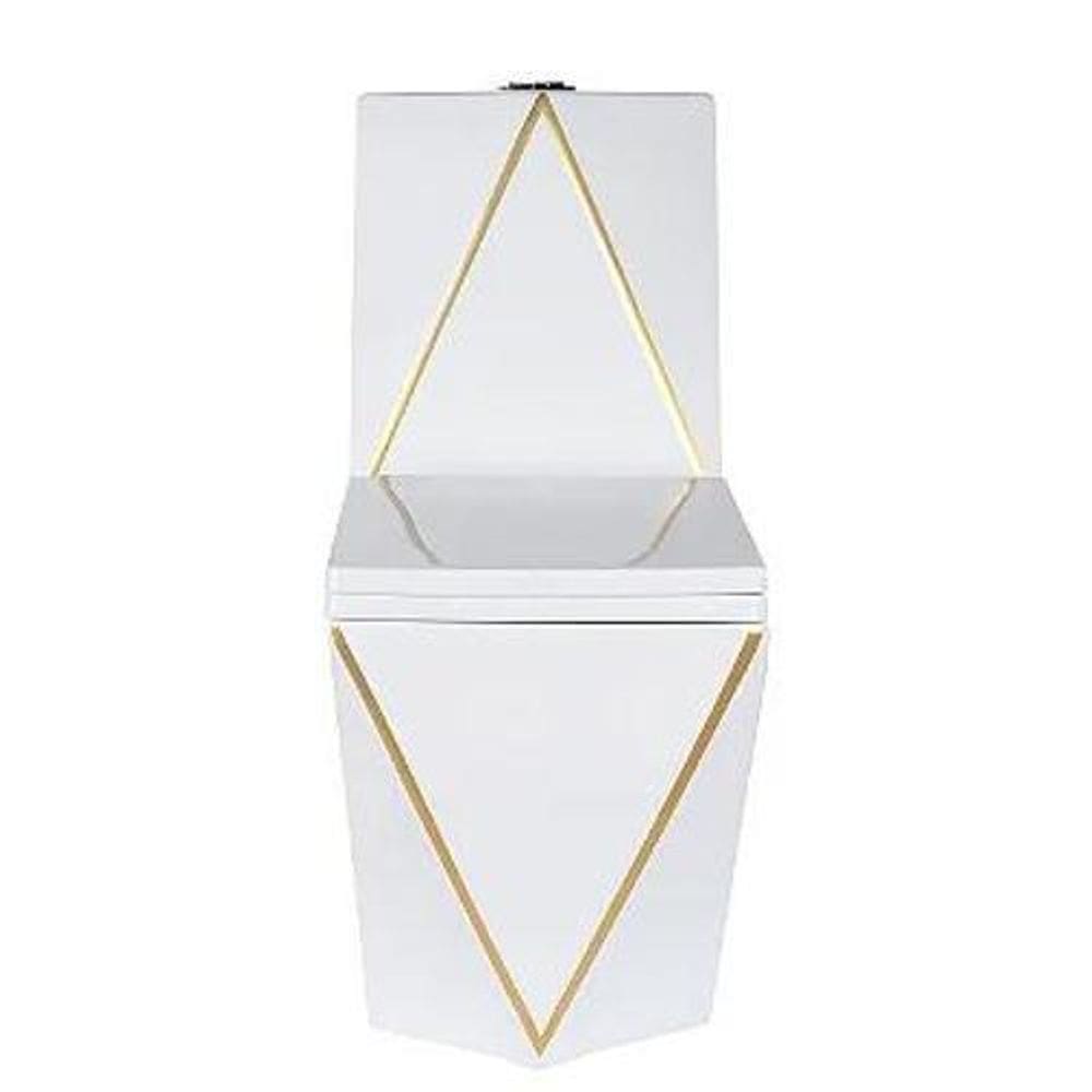 Kit Vaso Imperial Diamond Gold + Cuba Dourada 62X42