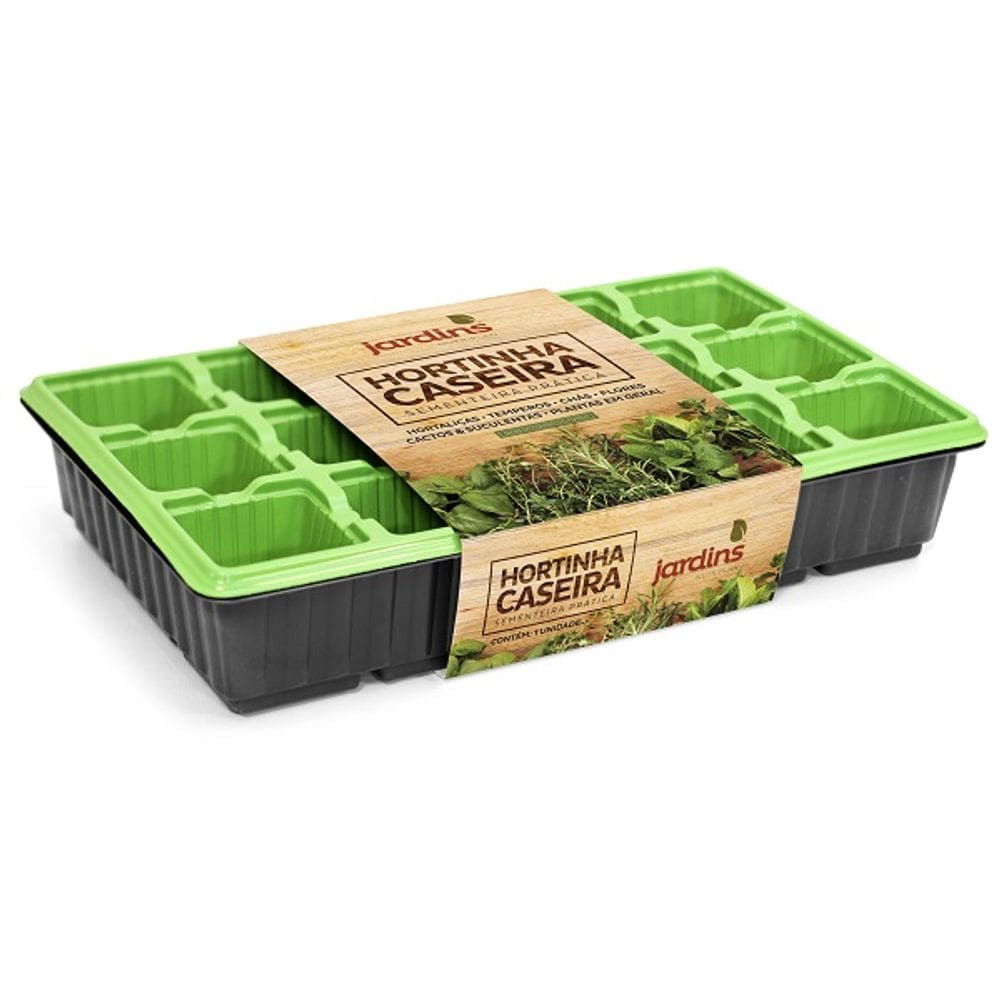 Sementeira Hortinha Caseira 15 Celulas Verde