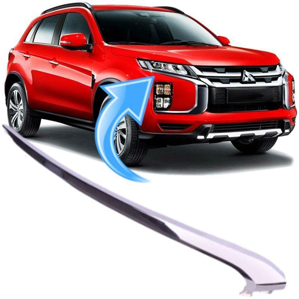 Moldura Superior Parachoque Outlander Asx 2020 À 2022 - Dir