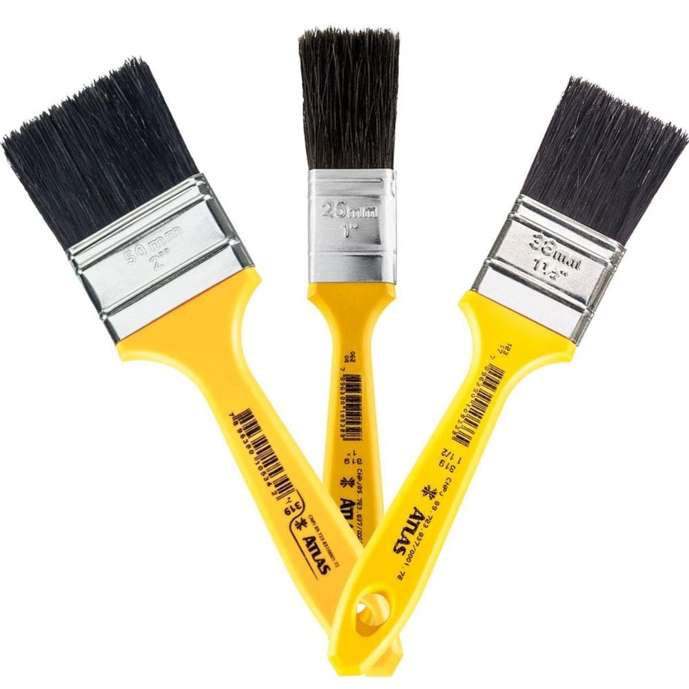 Kit Pincel Trincha Pintura Geral 25Mm, 38Mm E 50Mm