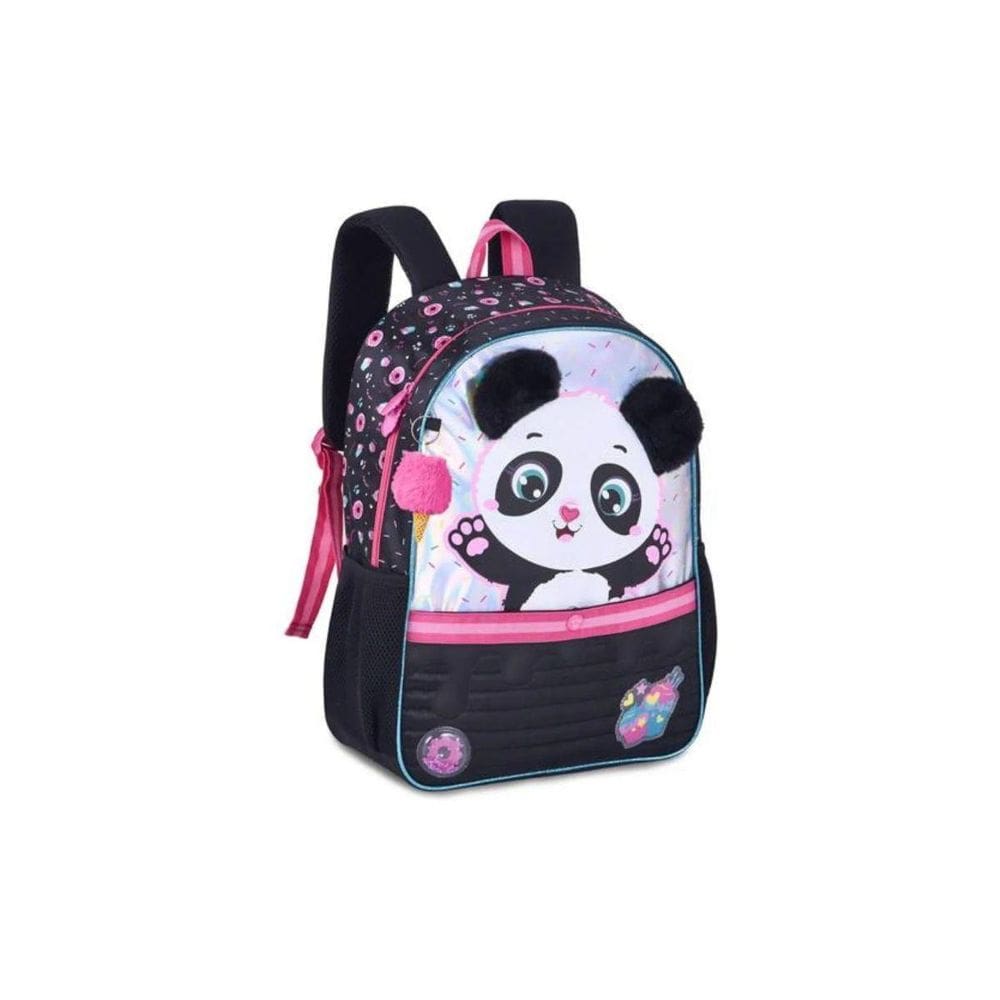 Mochila Escolar Simples Clio Style Panda Animais Infantil