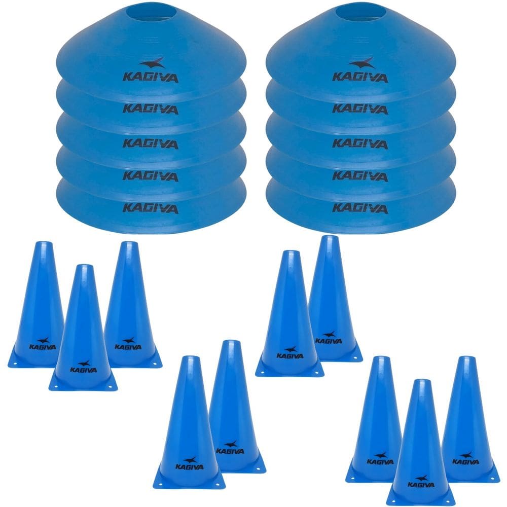 Kit Futebol Agilidade Kagiva 20 Cones – Chapéu + Tartaruga