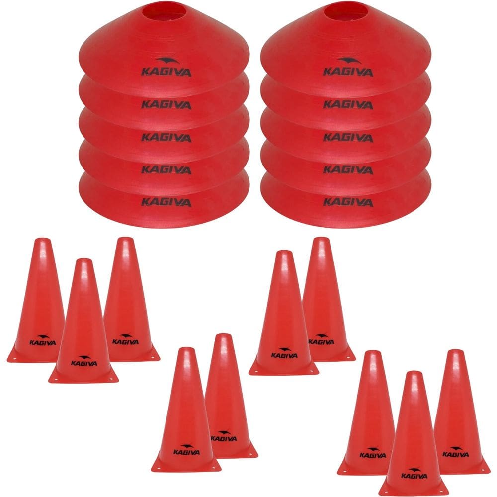 Kit Futebol Agilidade Kagiva 20 Cones – Chapéu + Tartaruga