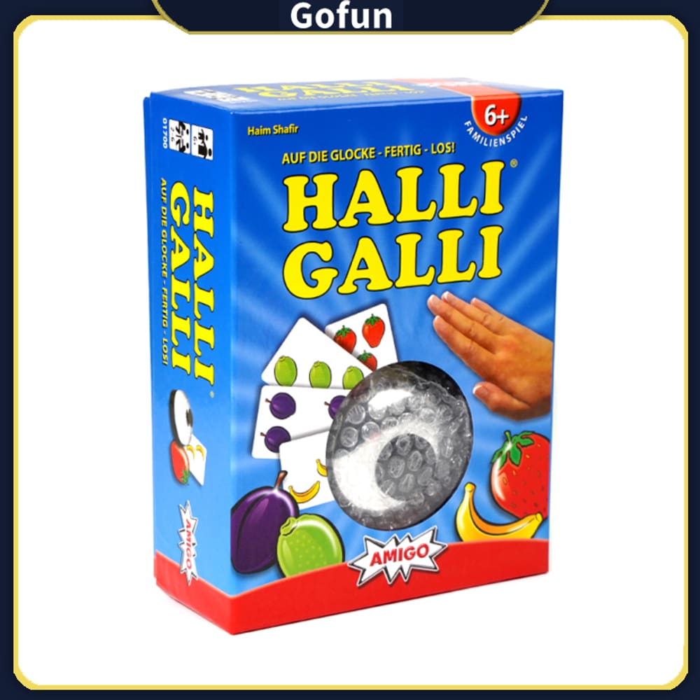 Jogo de Tabuleiro Halli Galli Raining Reaction Ability Family Party