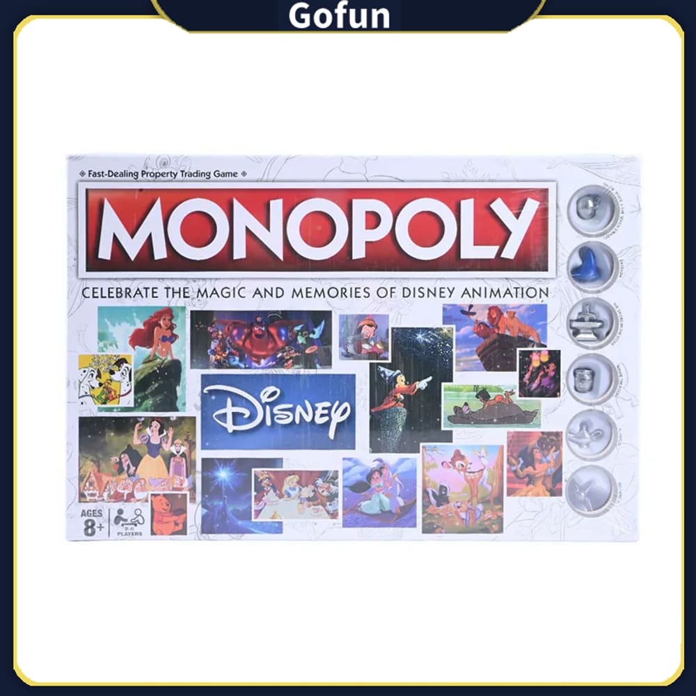 Jogo de tabuleiro Monopoly Disney Animation Edition