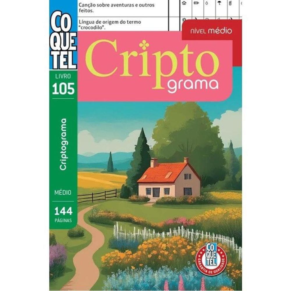 Livro Coquetel Criptograma 105