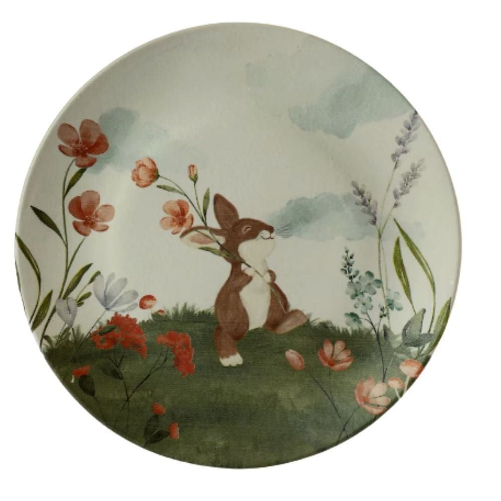 Prato De Pascoa Raso Zeca No Campo  26cm De Diâmetro 1Und