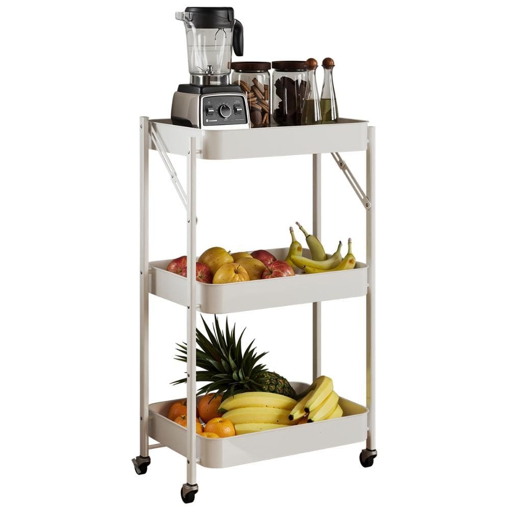 Carrinho Organizador Multiuso G7006 com 3 Bandeja e Rodízios