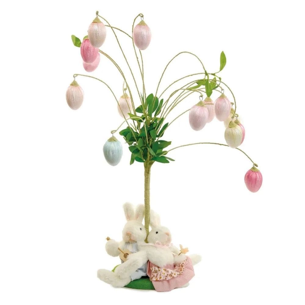 Arvore De Pascoa De Mesa Charlotte Ovos e Coelho  63cm