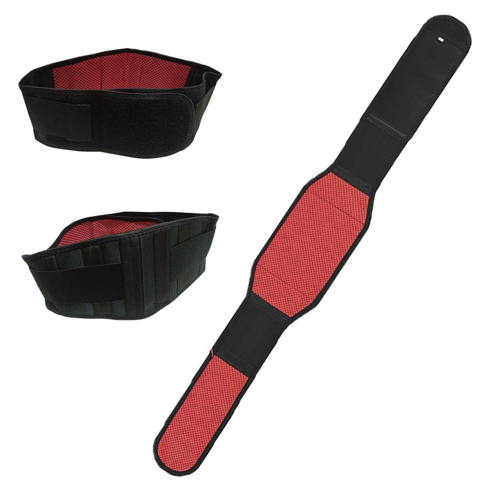 Cinta Lombar Magnetica Autoaquecedora Suporte Metalico De Postura Cinta Ajustavel Fisioterapia Ortopedia Terapia