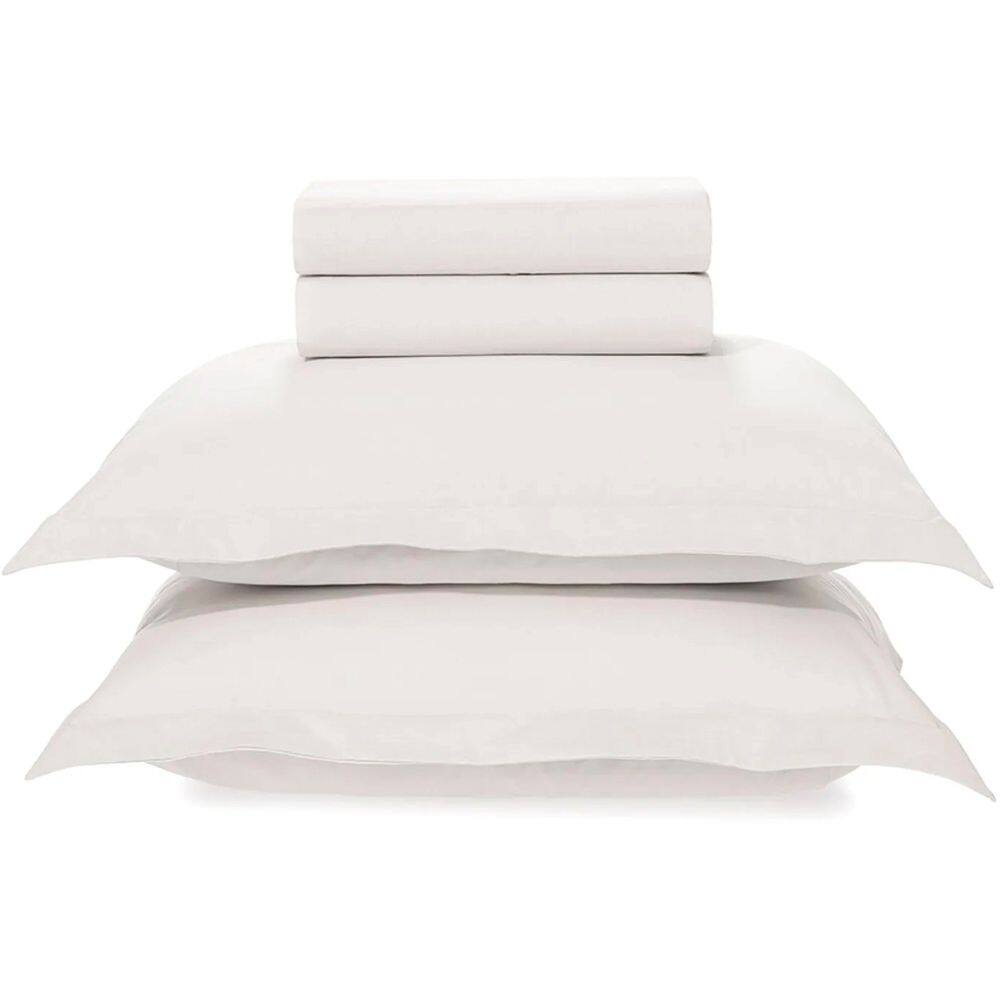 Jogo de Cama Karsten Tom 200 Fios 4 Peças Queen Branco