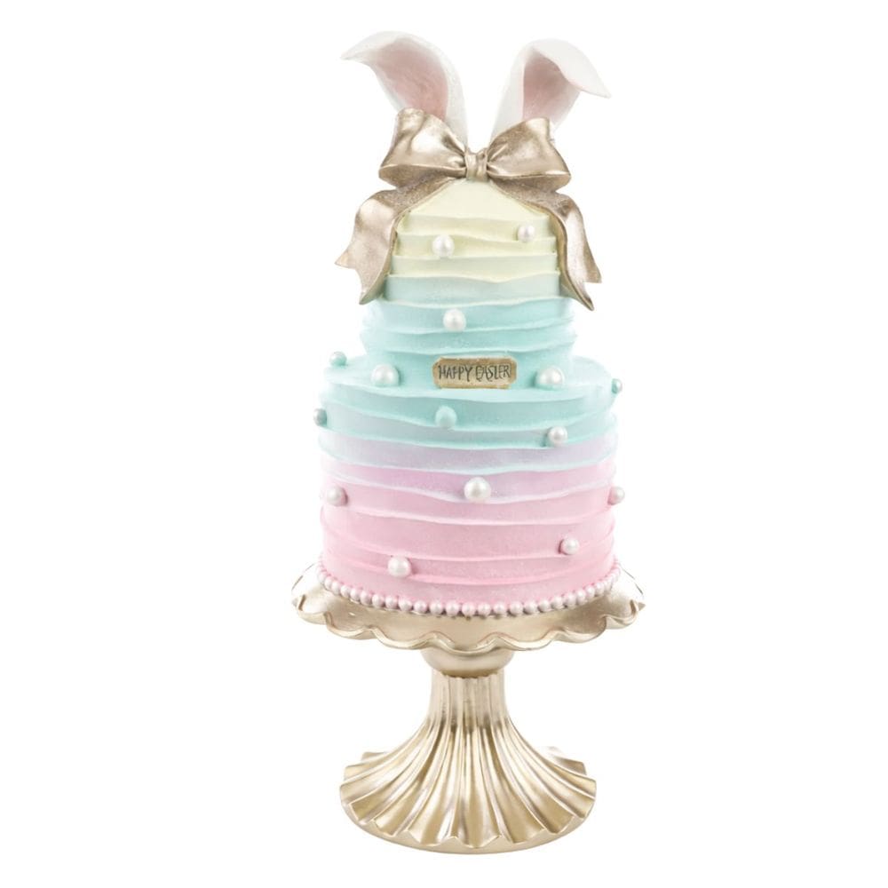 Bolo De Pascoa Decorativo Pastries C/ Orelhas 40cm 1Unid