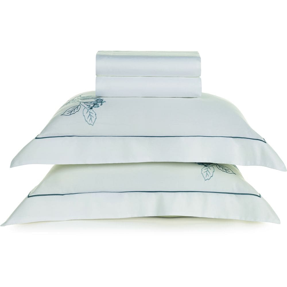 Jogo de Cama Karsten Aster 300 Fios Egy 4 Peças Queen Branco