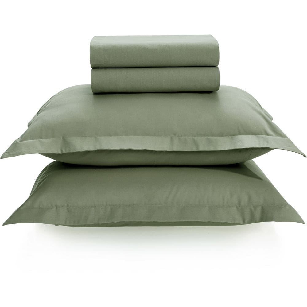 Jogo de Cama Karsten Tom 200 Fios 4 Peças Queen Bege