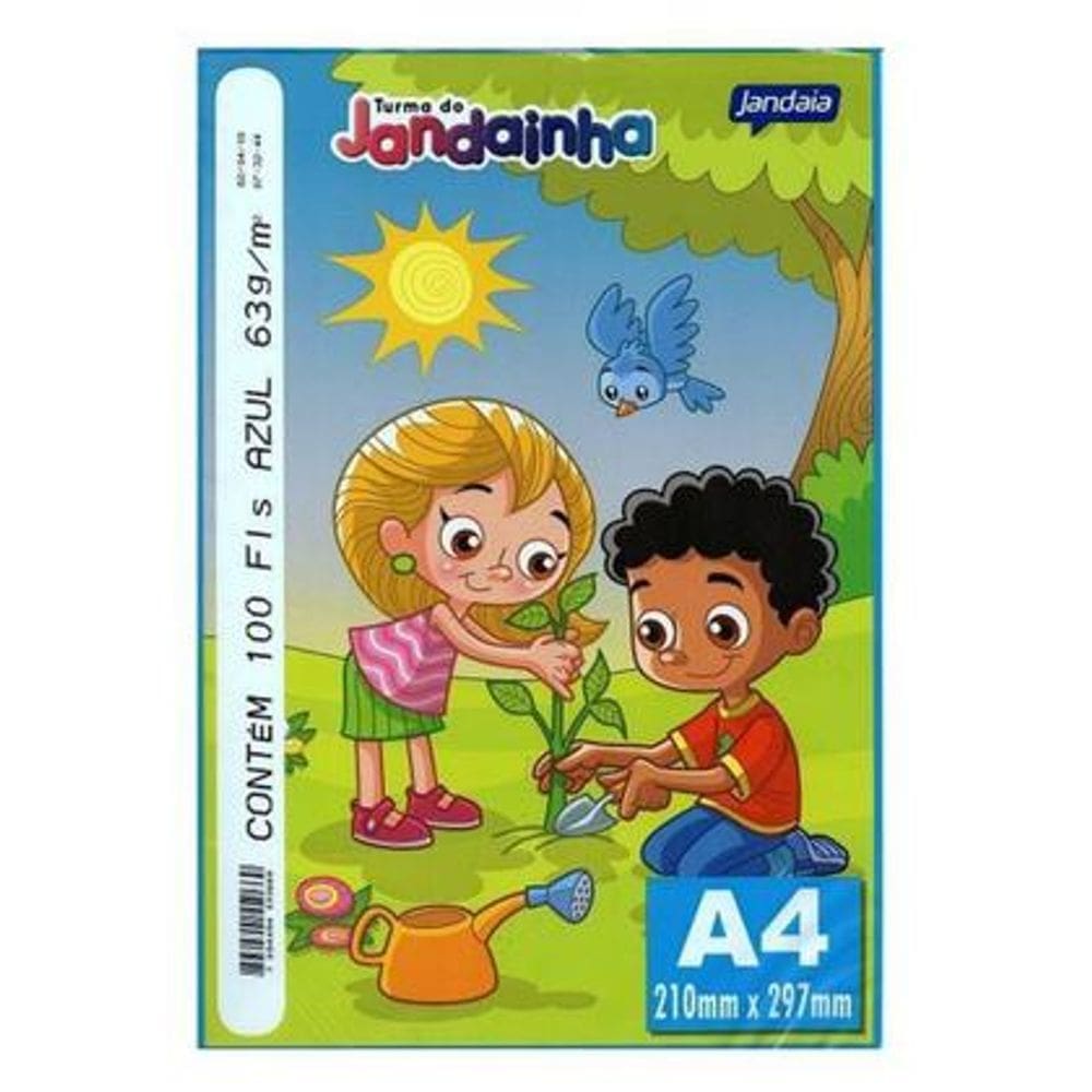 Sulfite A4 Jandainha C/100 Folhas Amarelo Jandaia