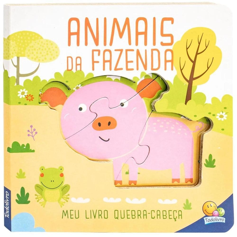 Meu Livro Quebra-Cabeça - Animais Da Fazenda - Todolivro