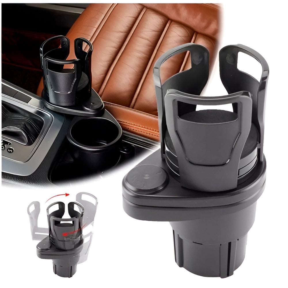 Porta Copos treco Duplo Multifuncional Regulável Giratório