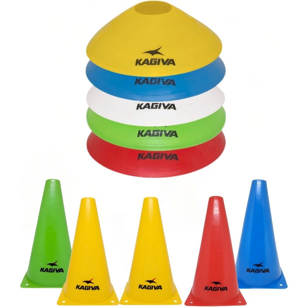 Kit Futebol Agilidade Kagiva 10 Cones – Chapéu + Tartaruga