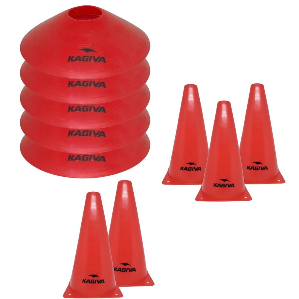 Kit Futebol Agilidade Kagiva 10 Cones – Chapéu + Tartaruga