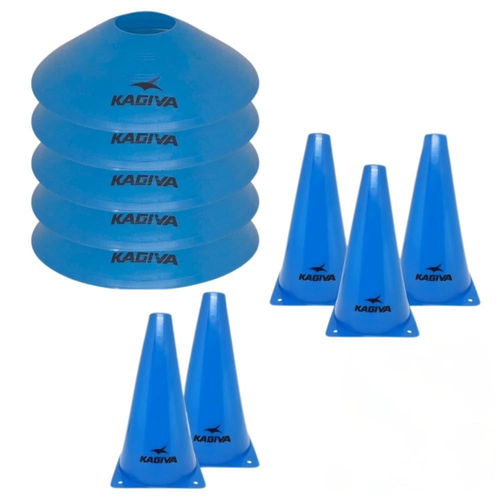 Kit Futebol Agilidade Kagiva 10 Cones – Chapéu + Tartaruga