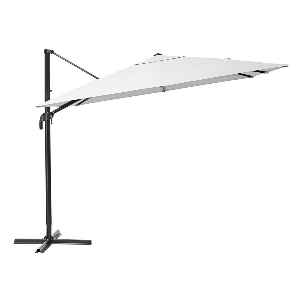 Ombrelone Lateral Quadrado Aluminio E Aco 3x3m Branco - Rio