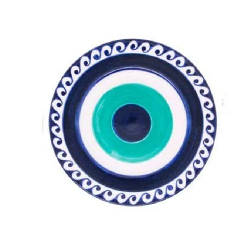 Jogo De Pratos Sobremesas Olho Grego 6Uni