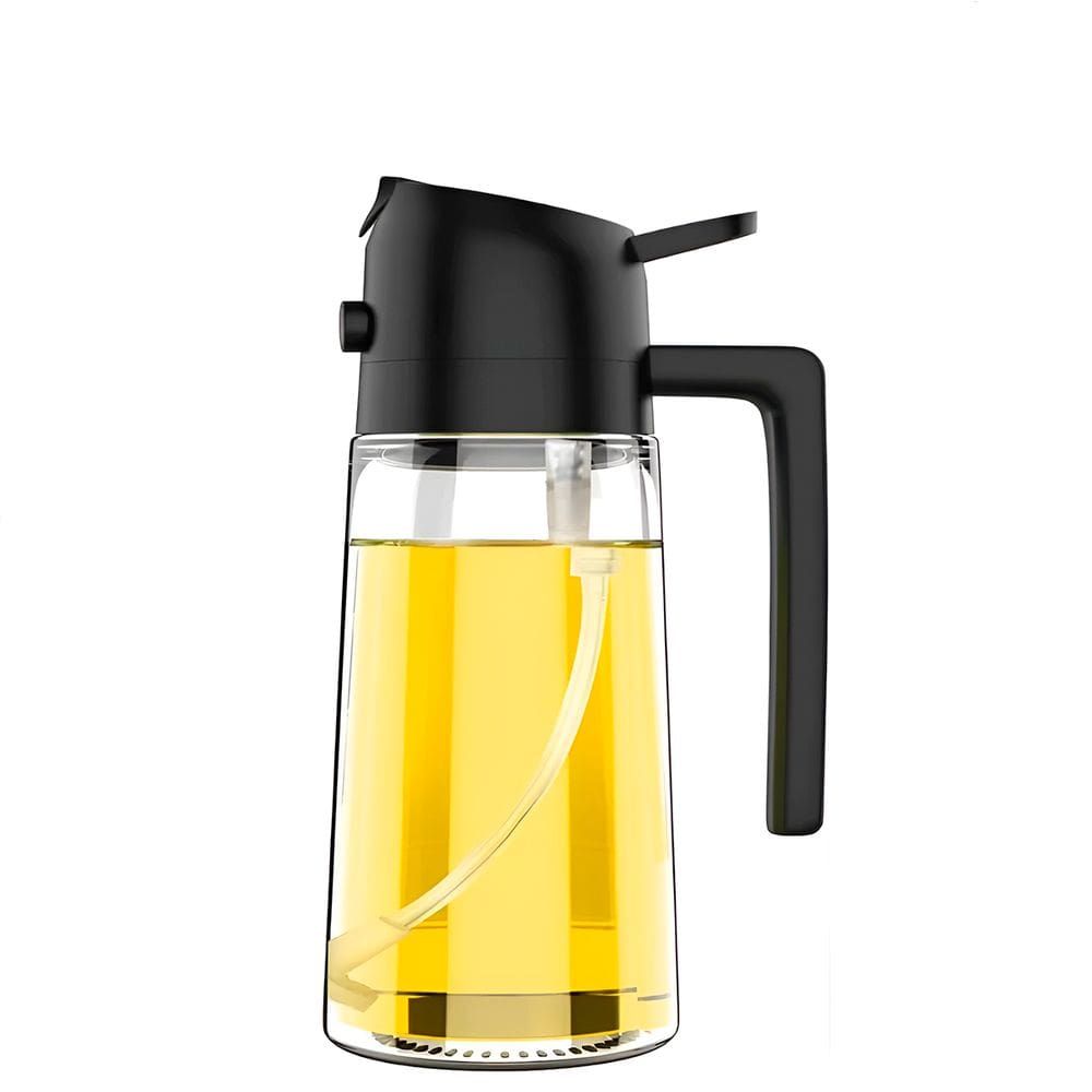 Porta Azeite E Vinagre Spray Borrifador Vidro Cozinha 470ml