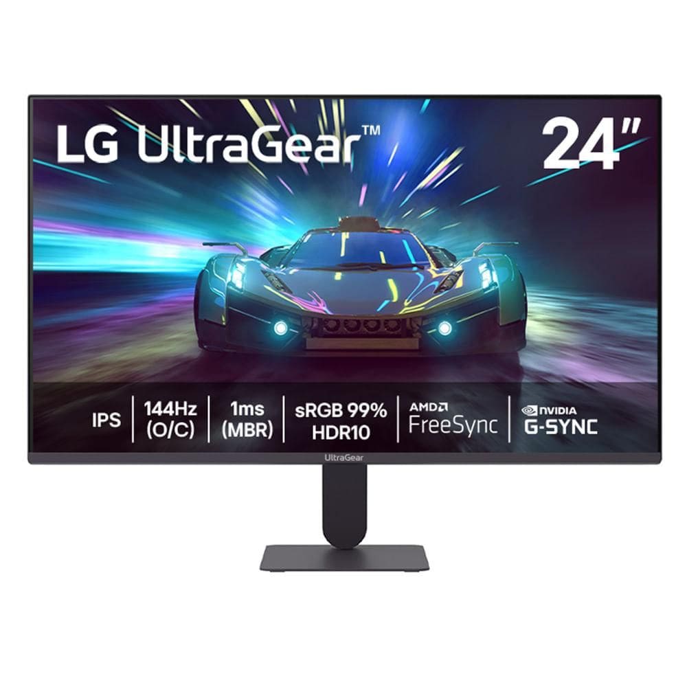 Monitor Gamer UltraGear™ 24” LG Full HD, 144Hz, 1ms com 15000:1 de Contraste - 24G411A-B