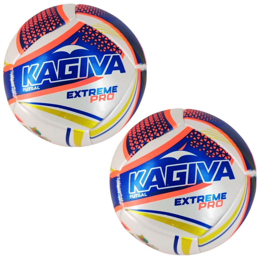 Kit 02 Bola De Futsal Kagiva F5 Extreme PRO das Ligas e Federações