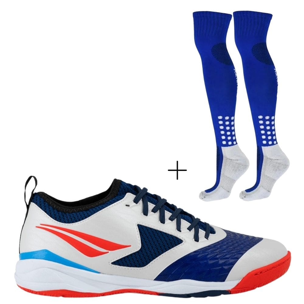 Kit 01 Chuteira Futsal Penalty Max 1000 Ecoknit CBFS + 01 Meião Penalty Matis Treino 39-44