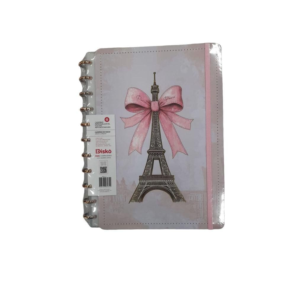 Caderno de Disco Grande - 80 Folhas Paris - DK21E331 - Disko