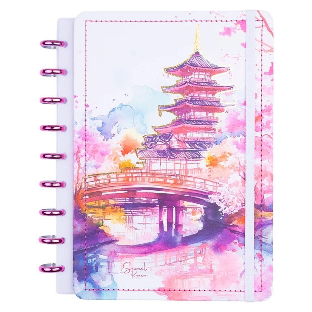 Caderno de Disco Grande - 80 Folhas - Seoul DK21E333 - Diskô