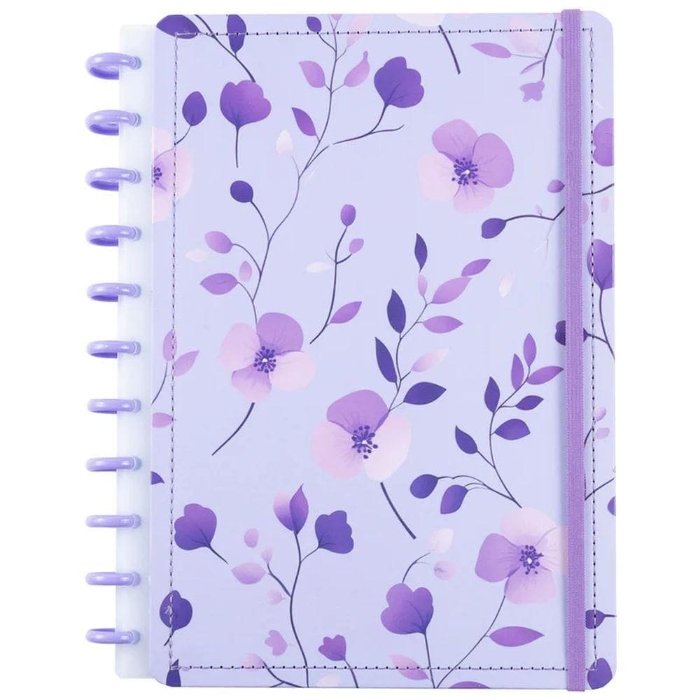 Caderno de Disco Grande 80 Folhas - Violeta DK21E284 - Disko