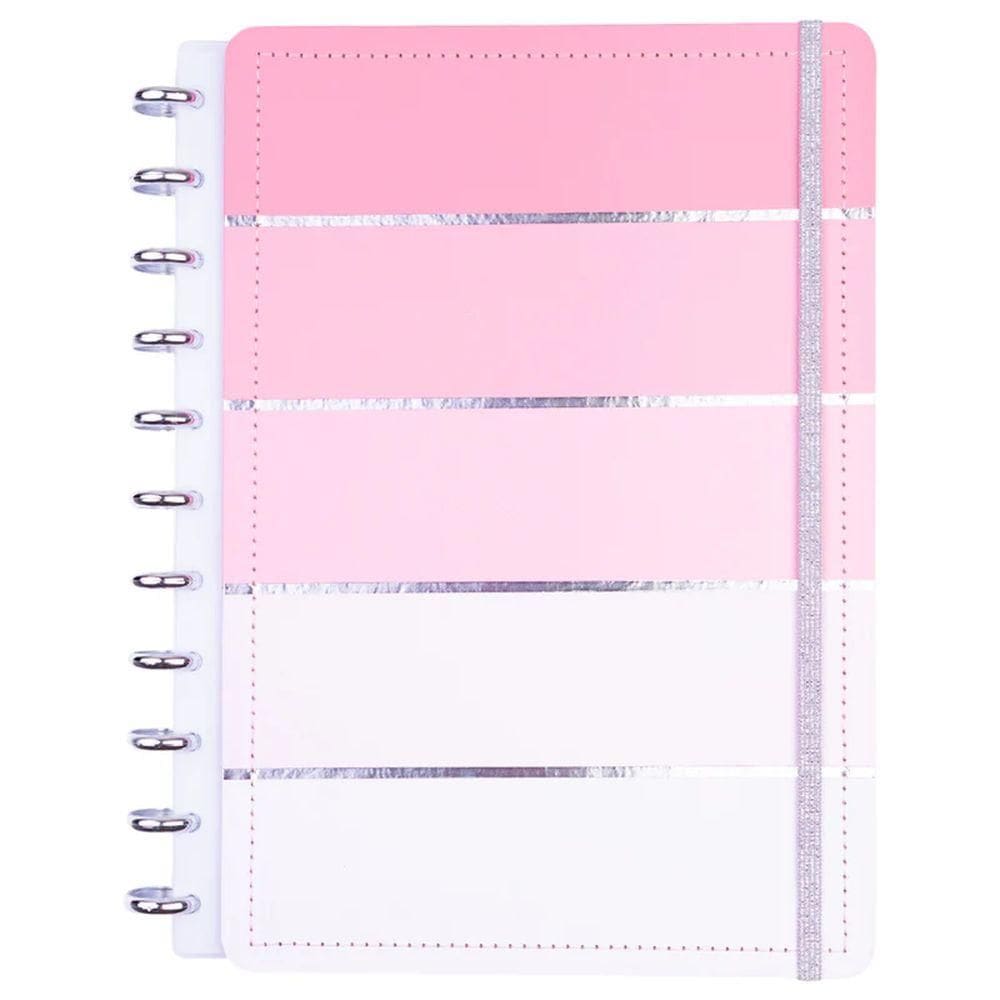 Caderno de Disco Grande 80 FLS Listral Rosa DK21E320 - Disko