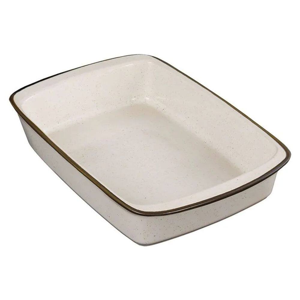 Travessa Refratária Tango Maresia Média 34X21X6,5 cm  2L Mes