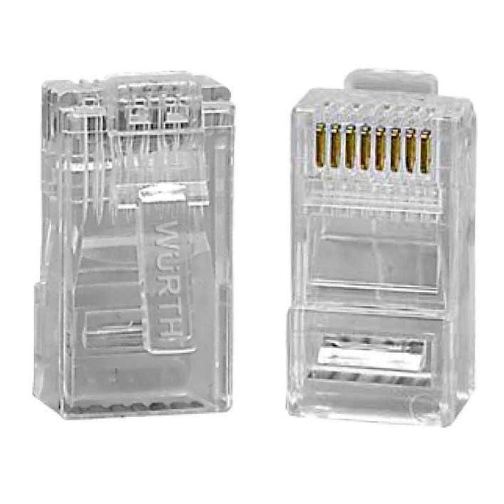 Conector Rj-45 Wurth, Cat5e, Embalagem Com 100 Unidades - 0978120003