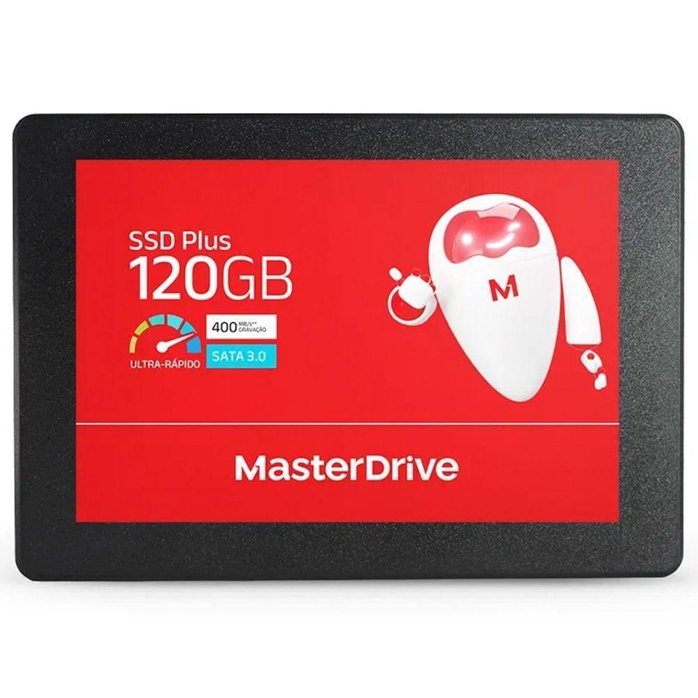 Ssd Master Drive 120gb, Sata Iii 6gb-s, Leitura Até 540mb-s E Gravação Até 500mb-s - M600