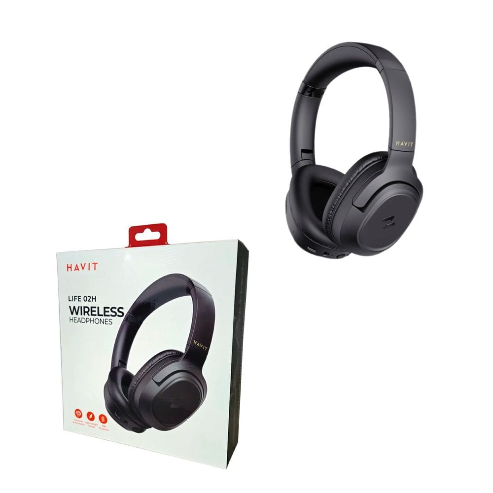 Fone De Ouvido Havit H612bt Bluetooth Preto 50h Bateria Preto