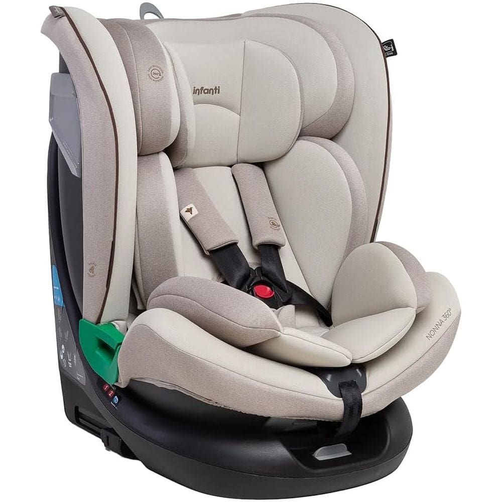 Cadeirinha para Auto Nonna 360° Bege Crepe - Infanti