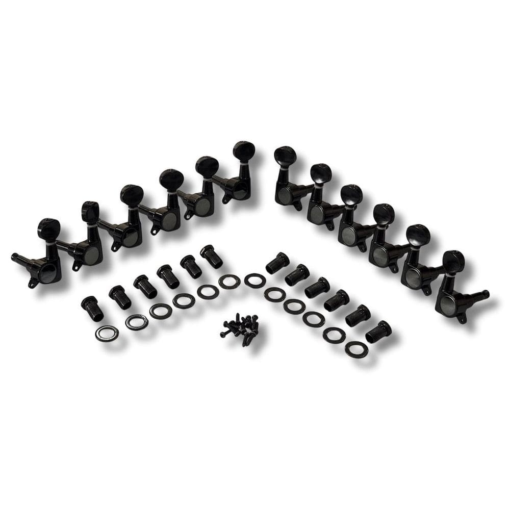 Tarraxa Para Violão 12 Cordas Preta Mv 500P Ronsani