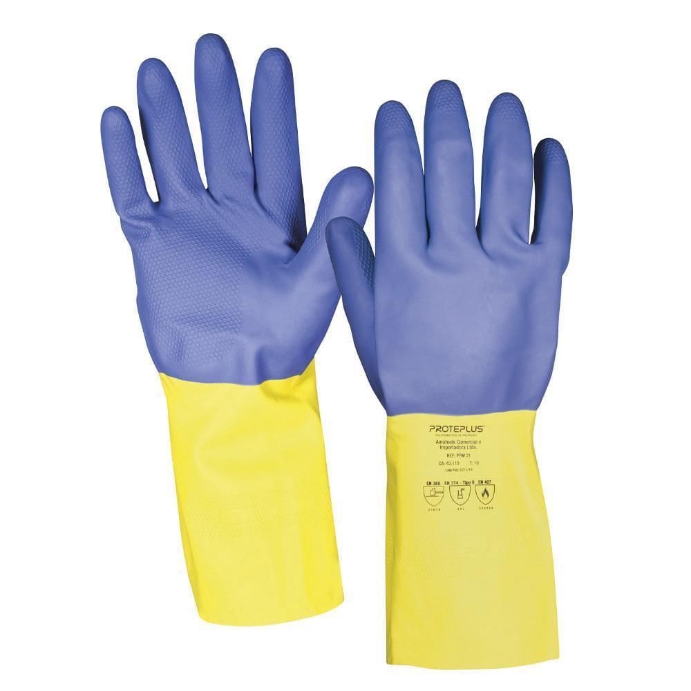 Luva Neoprene Bicolor Tamanho 10  441,0004  - Proteplus