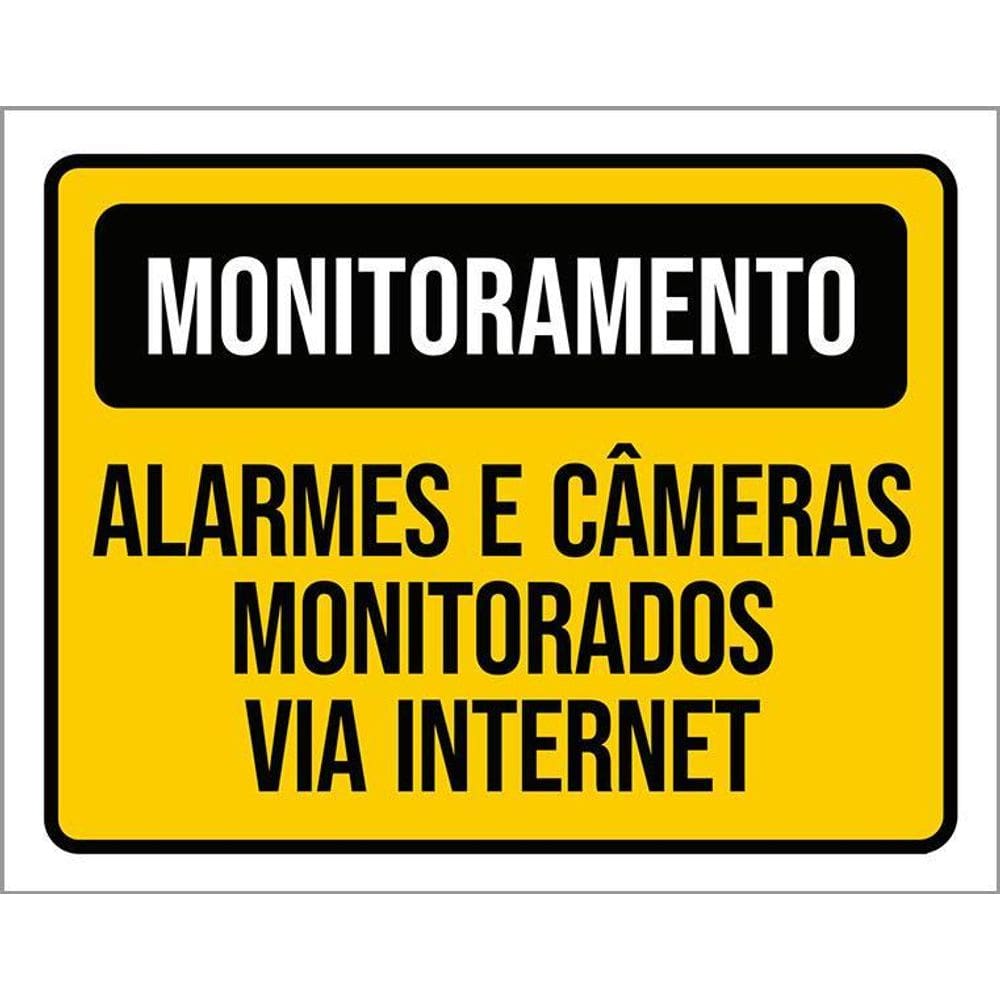 Kit 5 Placa Acm Monitoramento Alarmes Câmeras 18X23