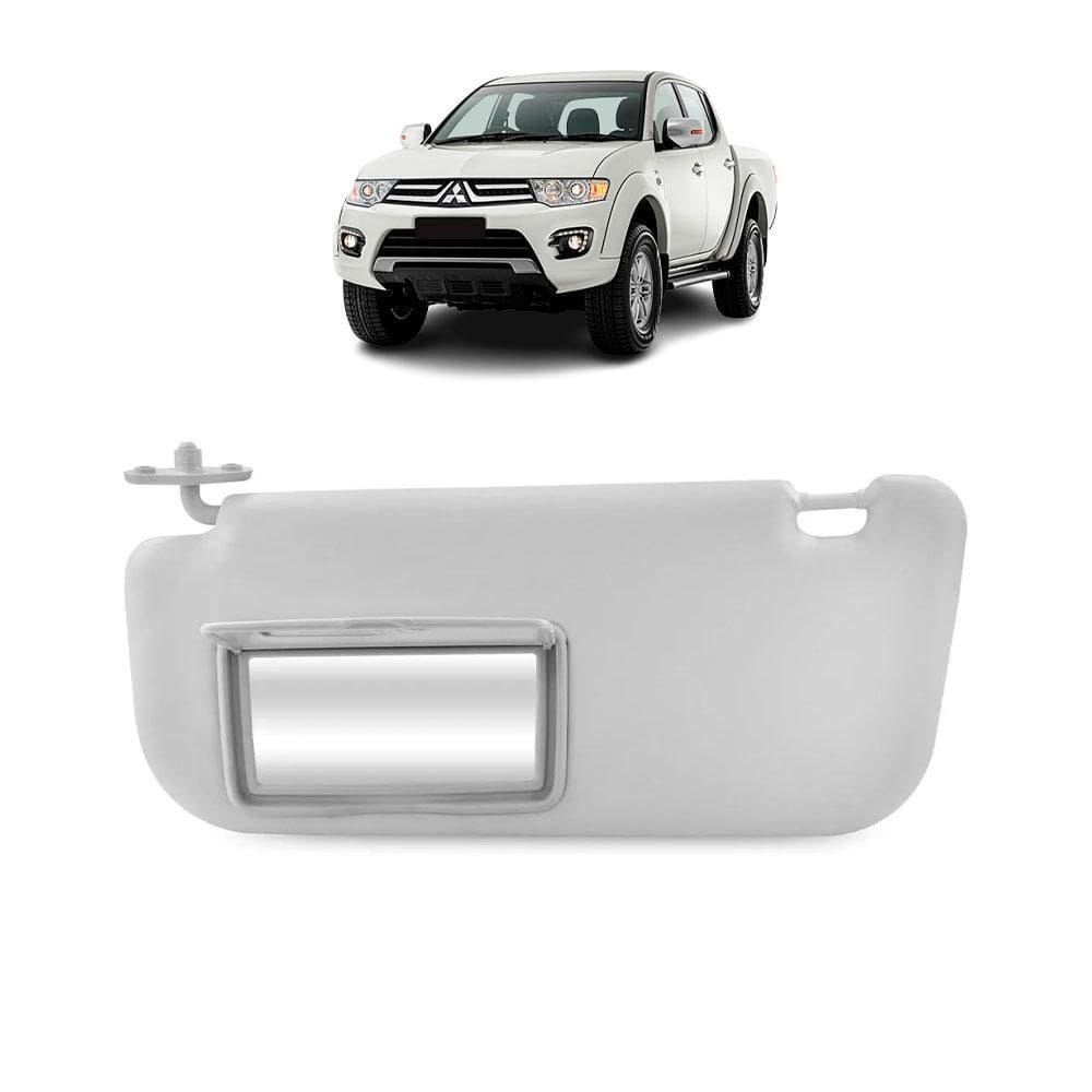 Quebra Sol Cinza Espelho Mitsubishi L200 2005 A 2014 Direito