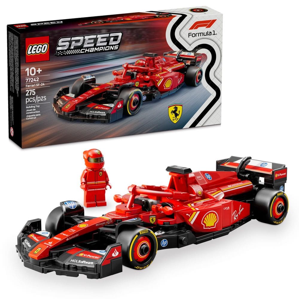 Kit de construção LEGO Speed Champions Ferrari SF-24 F1 77242