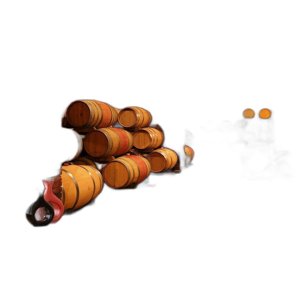 Papel De Parede 3D Alimentos Vinho Tonel Barril 3,5M Al470